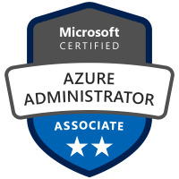 Microsoft Certified: Azure Administrator Associate badge